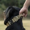 TSPRO Premium Dog Collar with Handle Thick Dog Collar Adjustable