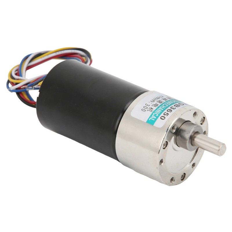 Brushless Motor Mini Speed Reducer with Bracket DC24V for CNC
