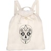 Azeeda 'Sugar Skull' Canvas Rucksack/Backpack (RK00001017)