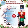 FARONZE Christmas Inflatable Nutcracker Soldier Blow-up Lighted Indoor & Outdoor