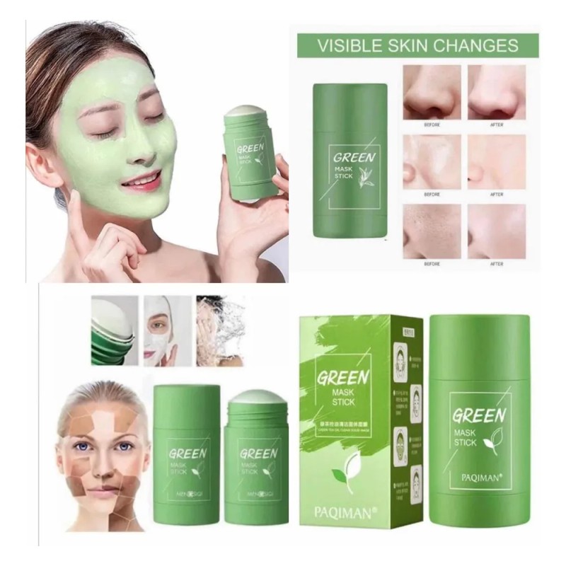 Mascarilla Mask Stick Green Tea Anti Acne Limpieza Profunda