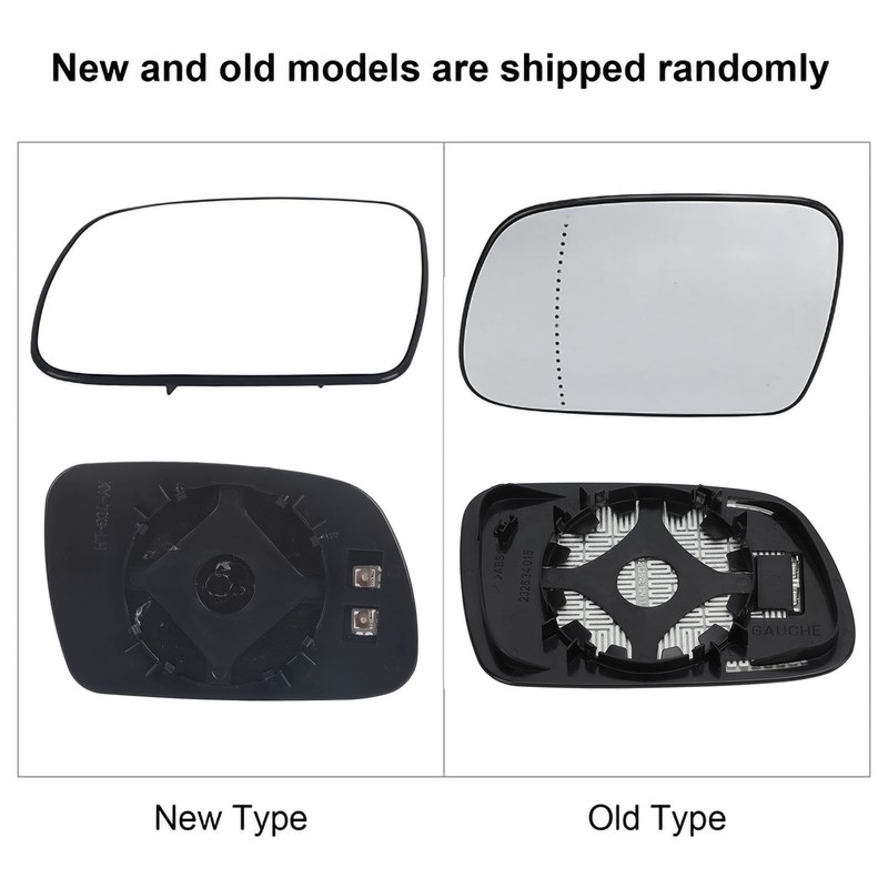 Heated Door Mirror Glass Convex Antifog 12V Clear View Replacement