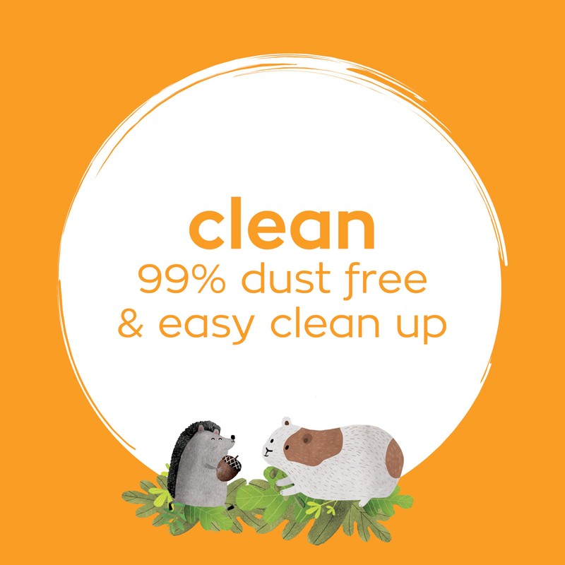 CritterCare Natural Paper Small Pet Animal Bedding - Odor Control,