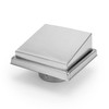 Stanbroil 4 Inch Wall Vent Cover, Square Stainless Steel External