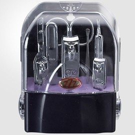 Naekkeodeuktem 8-Piece Three Seven Nail Clipper Set for Home Use - Silver