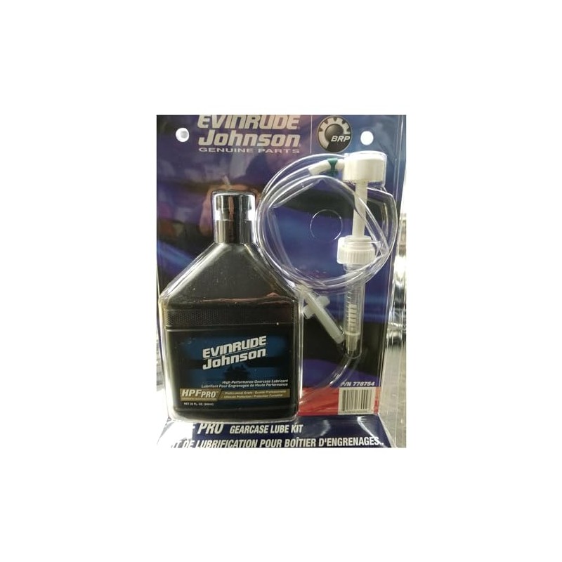 Johnson/Evinrude/OMC HPF PRO Gearcase Gear Oil Lube Qt Kit &