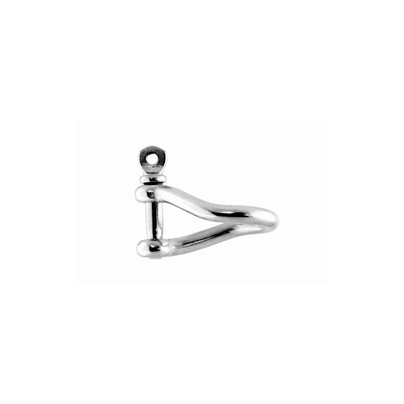Dutyhook 5X40 Twisted Shackle, Stainless Steel AISI 316