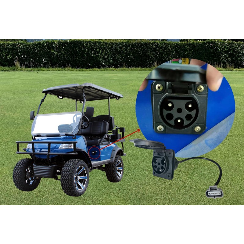 JOEEGO Charger Receptacle Fits for Evolution Golf Cart (All Models