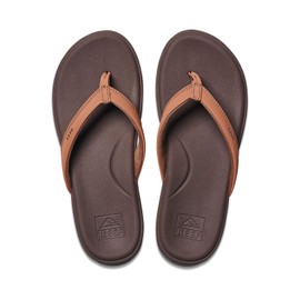 Reef Women's Cushion Cloud Flip-Flop, Espresso, 11