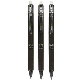 Pilot FriXion Ball Knock 0.5mm Black LFBK-23EF-B Set of 3