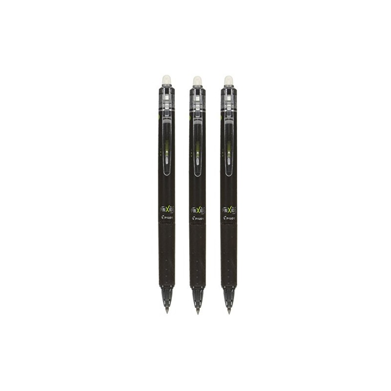 Pilot FriXion Ball Knock 0.5mm Black LFBK-23EF-B Set of 3