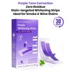 Purple Teeth Whitening Strips | Enamel Safe | Zero Residue