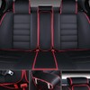 YINZINR Universal PU Leather 5-Seats Front + Rear SUV Car