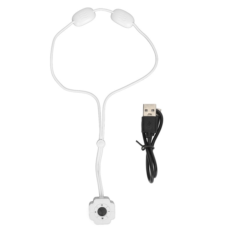 Mini Pendant Shape Neck Massager Electric Pulse Hot Compress Intelligent