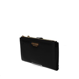 GUESS Portafoglio donna zip around Laurel slg black A25GU07 VA850057, black, Standard size, Casual