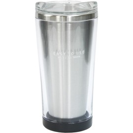 Takeya Third Wave Stainless Steel Tumbler with Transparent Lid, Clear, 12.5 fl oz (370 ml), Double Layer, Cold Retention