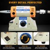 Angelbecke Jewelry Polisher, Adjustable Speed Polishing Machine, Multi-Function Bench Lathe