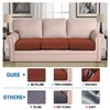 H.VERSAILTEX Super Stretch Individual Seat Cushion Covers - Sofa &