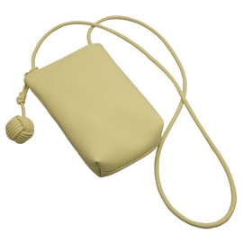 Cross Marberry CY108 Women's Smartphone Shoulder Bag, Crossbody Charm, Small, Lightweight, Cute, Portable, Gusseted, yellow