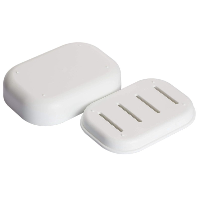 Plastic Soap Dish with Drainage,Soap Dishes Holder for Bathroom Shower，Keep