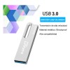 Kit 2 Memoria Usb 3.0 U311 128gb Alta Velocidad Plateado