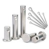 CONPHERON Clevis Pin Flat Head Dowel Pin with Hole Stainless