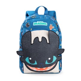 How To Train Your Dragon Blue Backpack "How to Train Your Dragon - Toothless" | Zipper Design for Kids | Perfect for School Supplies and Back to School