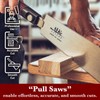 SUIZAN Japanese Pull Saw Hand Saw 8 Inch Ryoba Double
