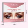 TgoBeauty Professional Eyebrow Lamination Kit Eyebrow Kit with Black Brown