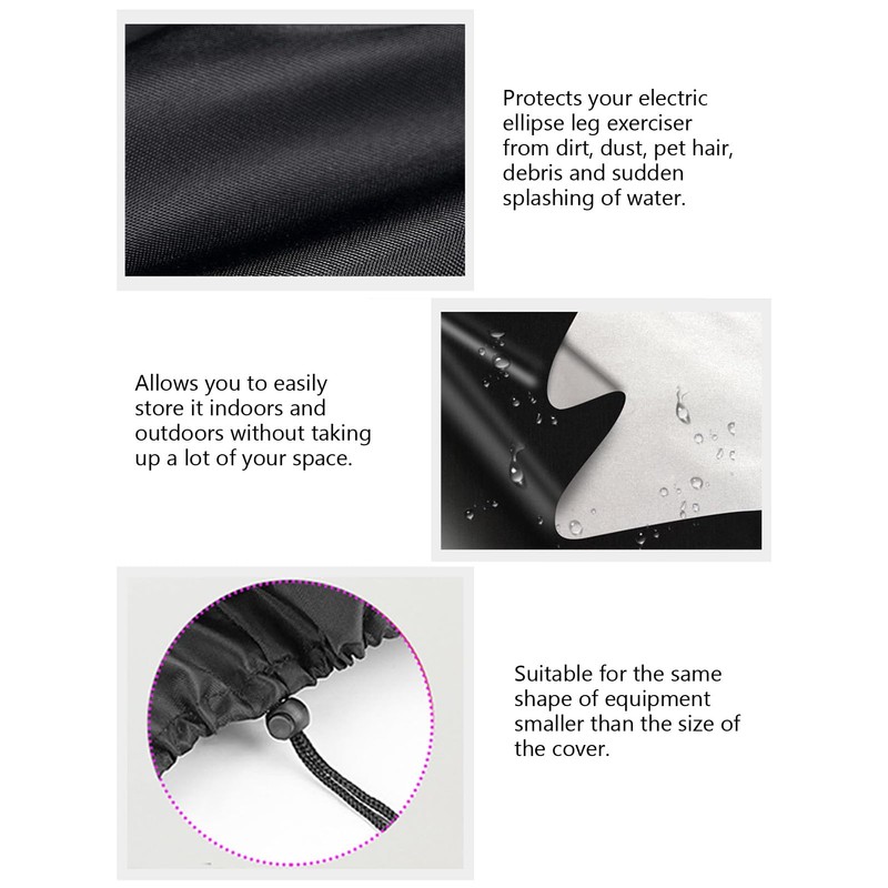 Elliptical Exercise Machine Cover, 420D Oxford Dustproof Waterproof Elliptical Machine