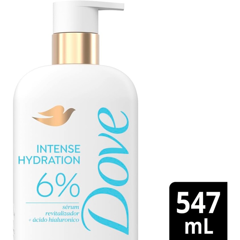 DOVE Bodywash Intense Hydration, Jabón Corporal Líquido e Hidratante, 547ml