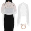 TYGFRT Elegant Ladies Evening Dress Shawl - Bride And Bridesmaid