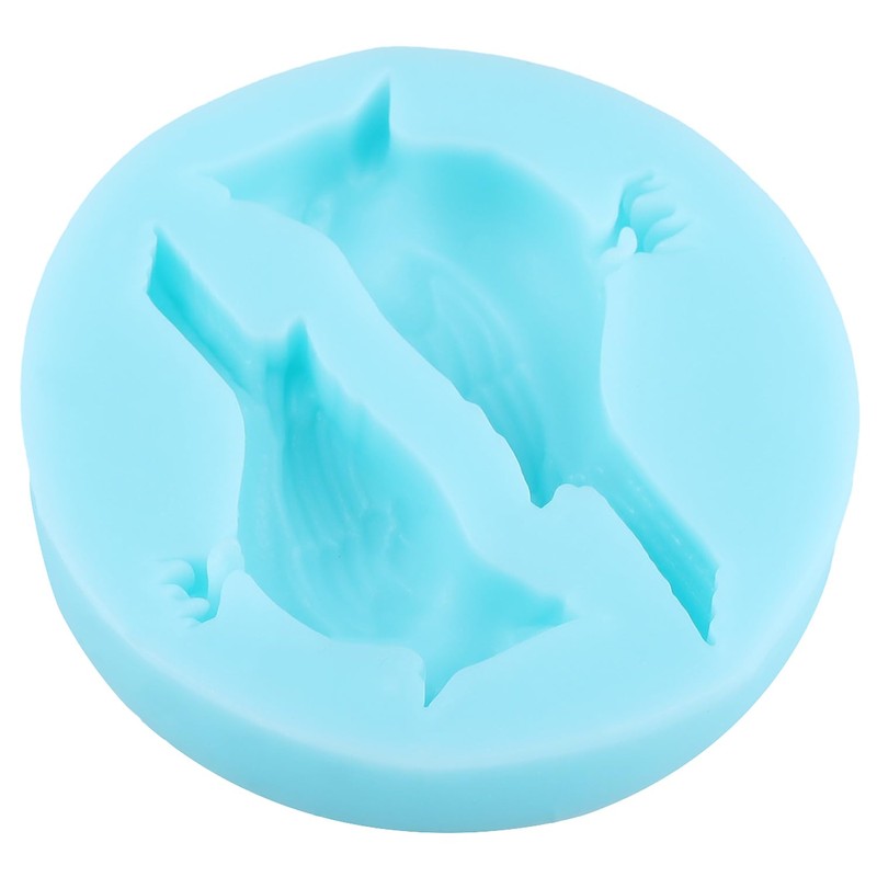 3D Bird Silicone Mold Birds Fondant Chocolate Mold