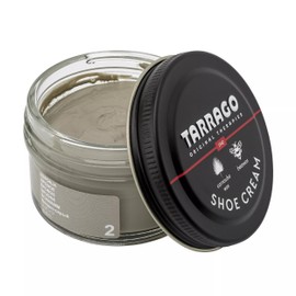 Tarrago Shoe Cream Professional Shoe Polish for Leather Boots, Shoes, Purse, Furniture Eco Friendly Leather Conditioner 1.7oz - Sponge Gray #02