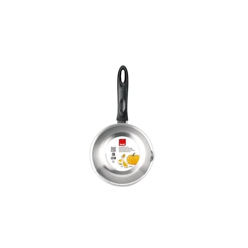 Ibili "Clasica Belly Shape Saucepan, Silver/Black, 20 cm