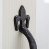 Hammer and Tongs - Rustic Fleur De Lis Door Handle