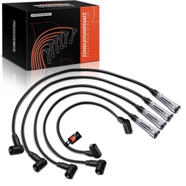Frankberg 5x Ignition Cable Set Compatible with Cordoba 6K1 6K2 Cordoba Vario 6K5 Ibiza II 6K1 Inca 6K9 C.a.d.d.y II MPV 9K9B C.a.d.d.y II Box/MPV 9K9A Replace# N10052904