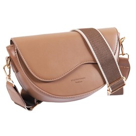 Cross Body Bag for Women,Leather Handbags for Women with Adjustable Wide Strap, Over Shoulder Bag for Ladies Girls Travel Shopping Work (khaki)