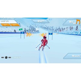 Winter Sports Games - Skispringen, Alpin, Bobfahren, Rennrodeln, Curling, Slamom für Switch