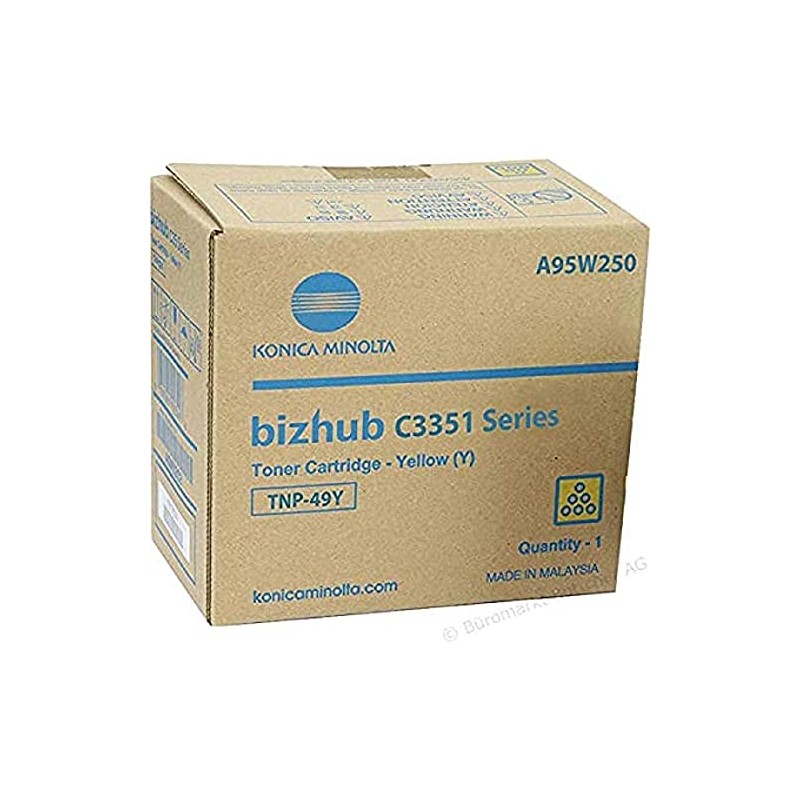 Konica-Minolta A95W250 - Toner TNP-49Y | 12000 pages | Yellow