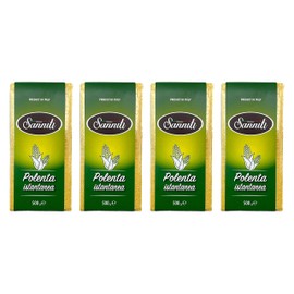 Sanniti Italian Instant Polenta, 17.6 oz (Pack of 4)