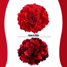 Pack of 2 flower hair clips, hair clips, flower hair accessories for girls, women, party, beach, wedding, flower hair clips for girls, wedding, party