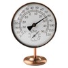 Foxyoo 4-Inch Indoor Thermometer and Humidity Gauge, Room Analog Temperature