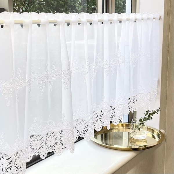 Intelix CF3-155-60 Embroidered Lace Small Window, Japanese Sewing, Width 61.0