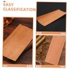 Ipetboom 2pcs Spanish Cedar Humidor Accessories Large Wood Sheets for