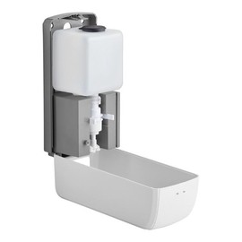 Automatic Soap Dispenser, Wall Mount, 34 fl. oz., White, Touchless, ABS Plastic