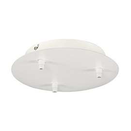 SLV Ceiling Rose Rosette Fitu 3, Round with strain reliefs White 132611
