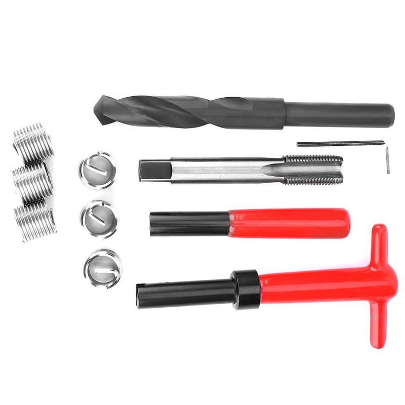 11-Piece Thread Repair Set, M16 x 1.5 Thread Insert Set,