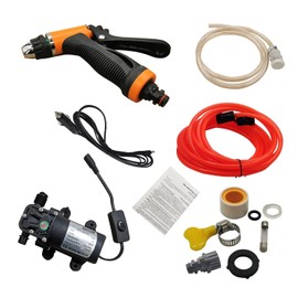 Universal 12V Portable Car Washer Gun High Pressure Car Cleaner Electric Water Pump Kit