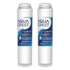 AQUA CREST FQROPF, FQSLF Under Sink Water Filter, NSF/ANSI 401 Certified, Replacement for GE FQROPF, FQSLF, Compatible with GE GXSV65R, GQSV65R, PXRQ15F, PNRQ15F, Reduces PFAS, PFOA/PFOS, 2 Pack